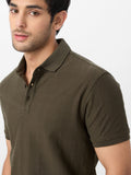 Textured Polo: Cedar Textured Polos