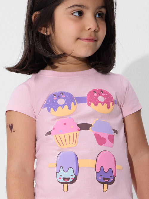 TSS Originals: Sweet Wonderland Girls Cotton T-Shirts (2-8 Yrs)