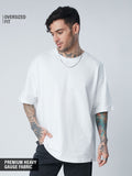 Solids: White Oversized T-Shirts