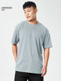 Solids: Pearl Grey Oversized T-Shirts