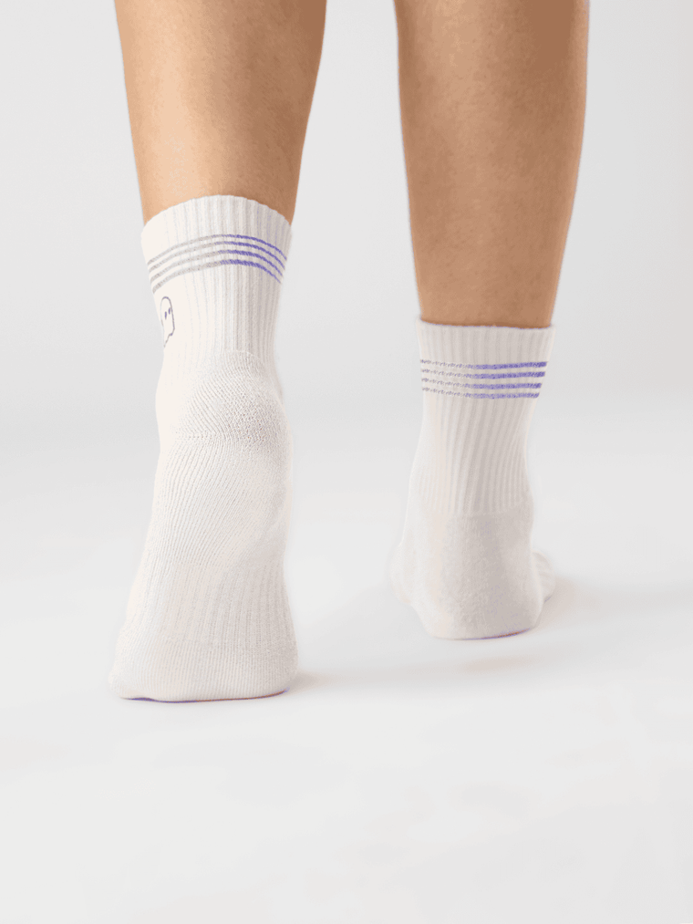 TSS Originals: Pastel White Socks