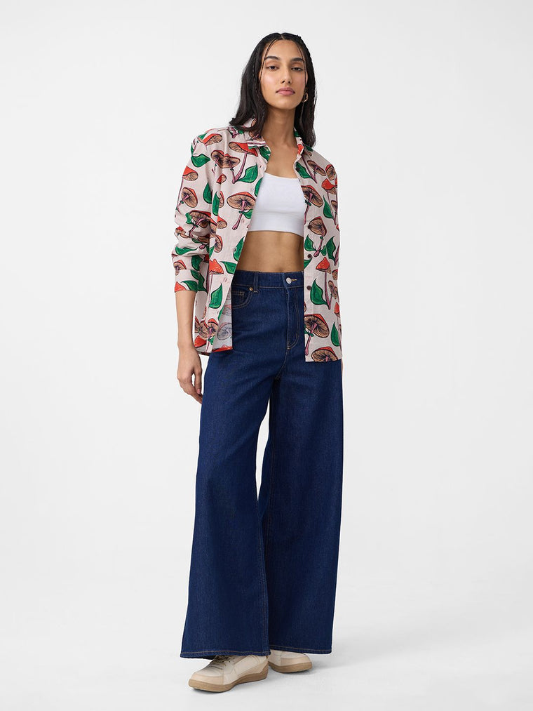 TSS Originals: Mushrooms Women Relaxed Shirts