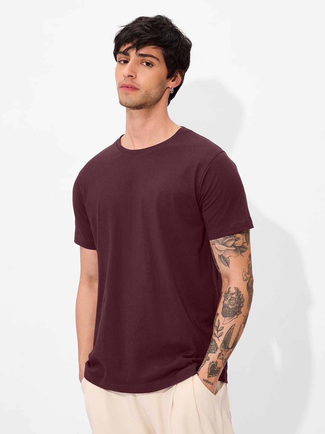 Solids: Burgundy T-Shirts