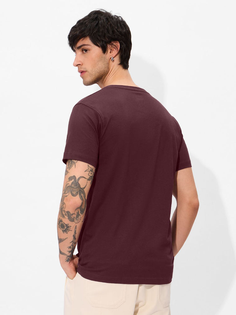 Solids: Burgundy T-Shirts