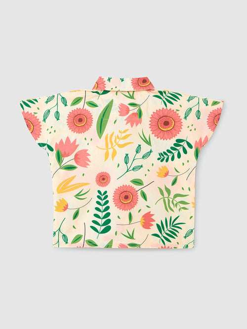 TSS Originals: Tropical Young Girls Crop Tops (8-14 Yrs)