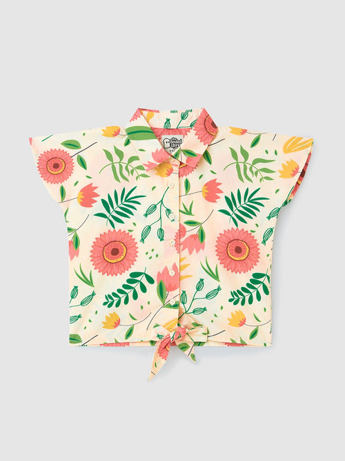 TSS Originals: Tropical Young Girls Crop Tops (8-14 Yrs)