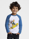 TSS Originals: Cool Cat Boys Full Sleeve T-Shirts (2-8 Yrs)