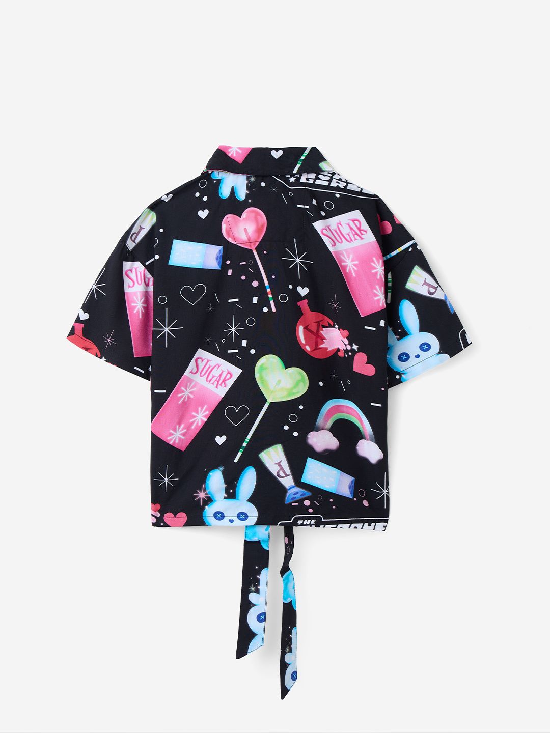 Powerpuff Girls: Sugar Young Girls Crop Tops (8-14 Yrs)