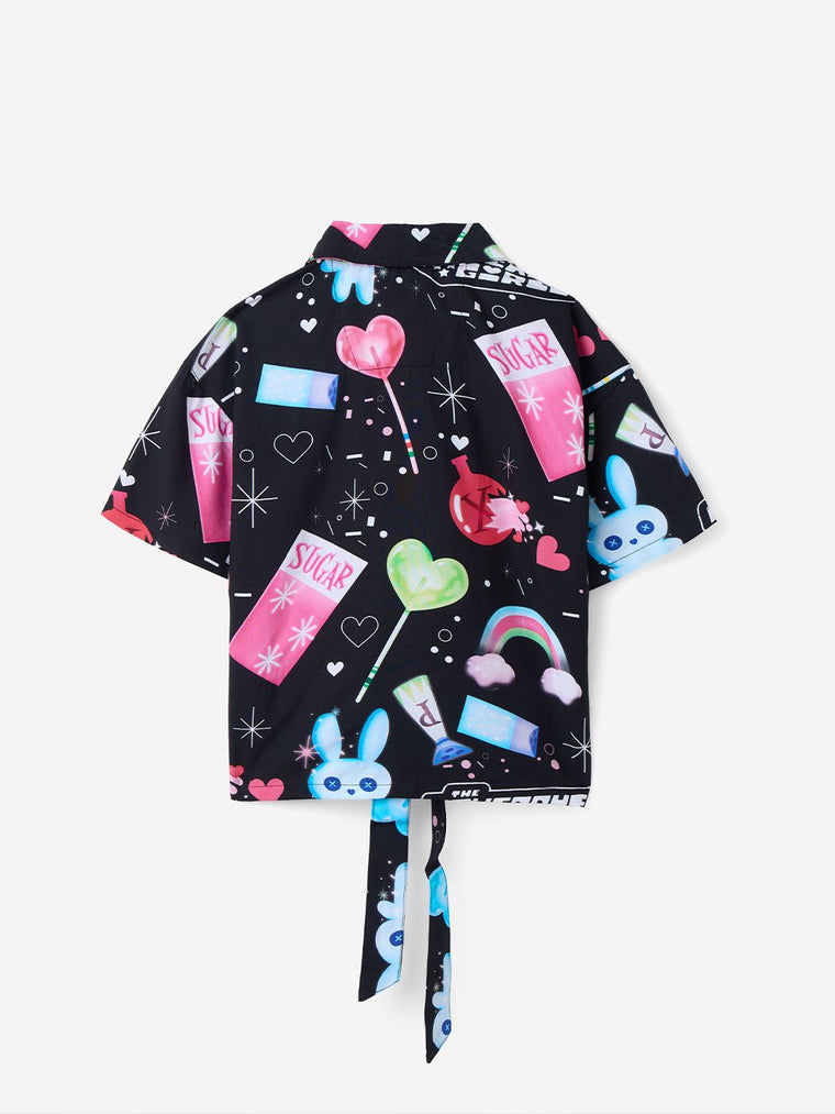 Powerpuff Girls: Sugar Young Girls Crop Tops (8-14 Yrs)