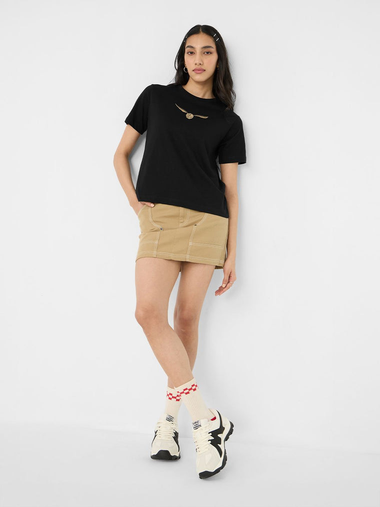 Harry Potter: Golden Snitch Women Relaxed T-Shirts