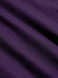 Cotton Linen Shirt: Royal Purple Women Oversized Shirts