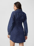 Denim Shirt Dress: Indigo Women Denim Dresses