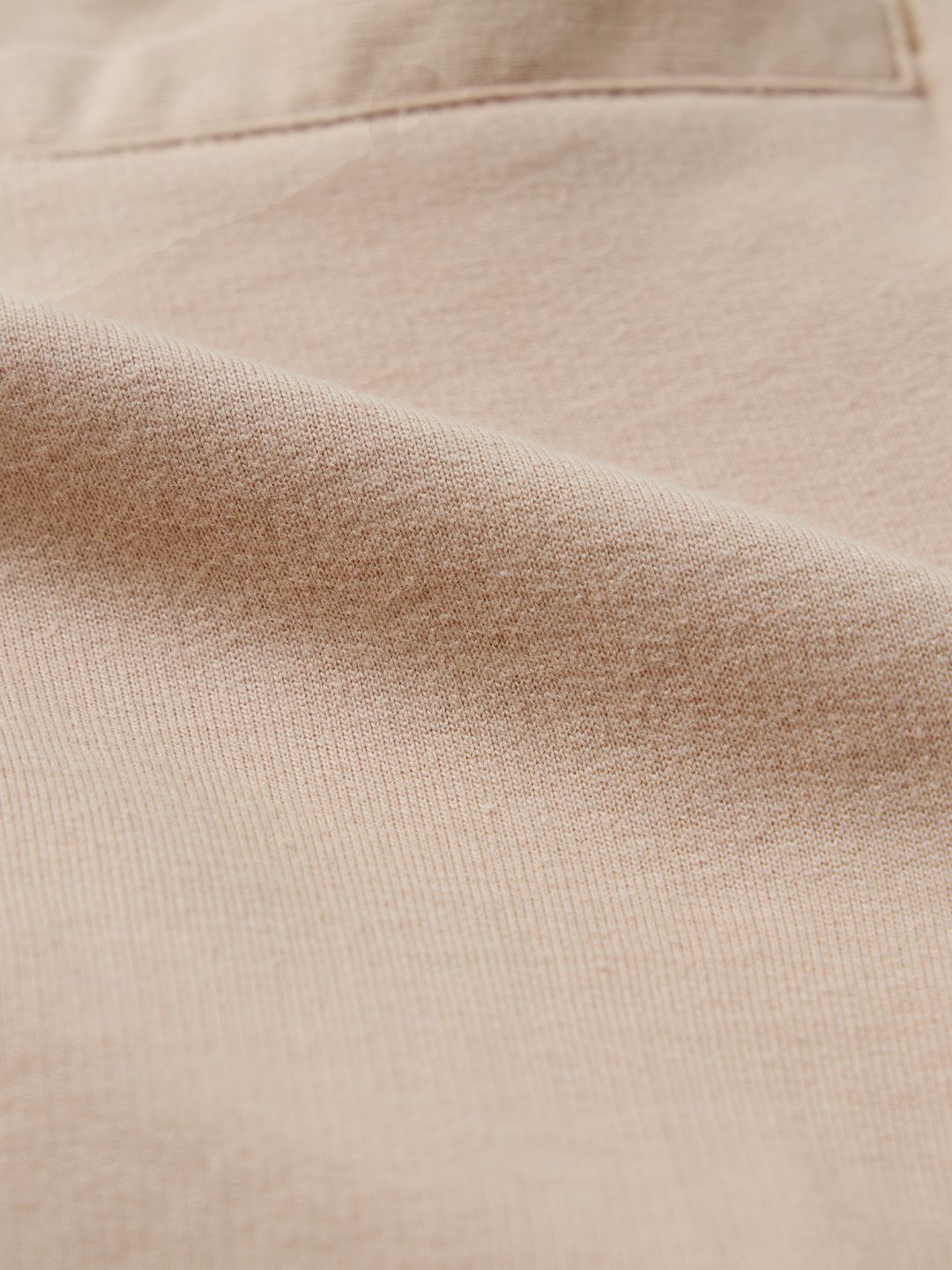 Solids: Creamy Beige Boys Cargo Joggers (2-8 Yrs)