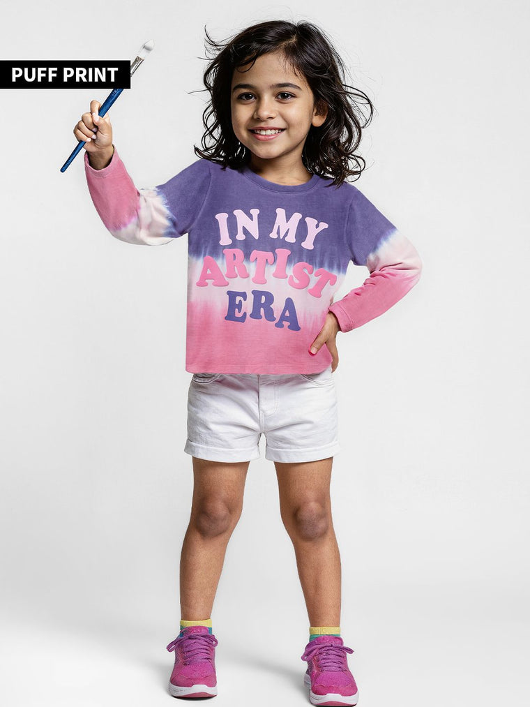 TSS Originals: Artist Era Girls Full Sleeve T-Shirts (2-8 Yrs)