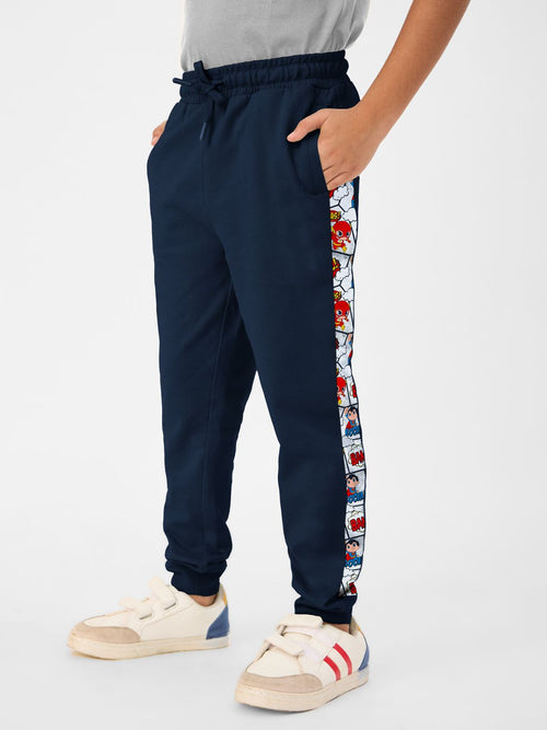 DC: Super Heroes Boys Cotton Joggers (2-8 Yrs)