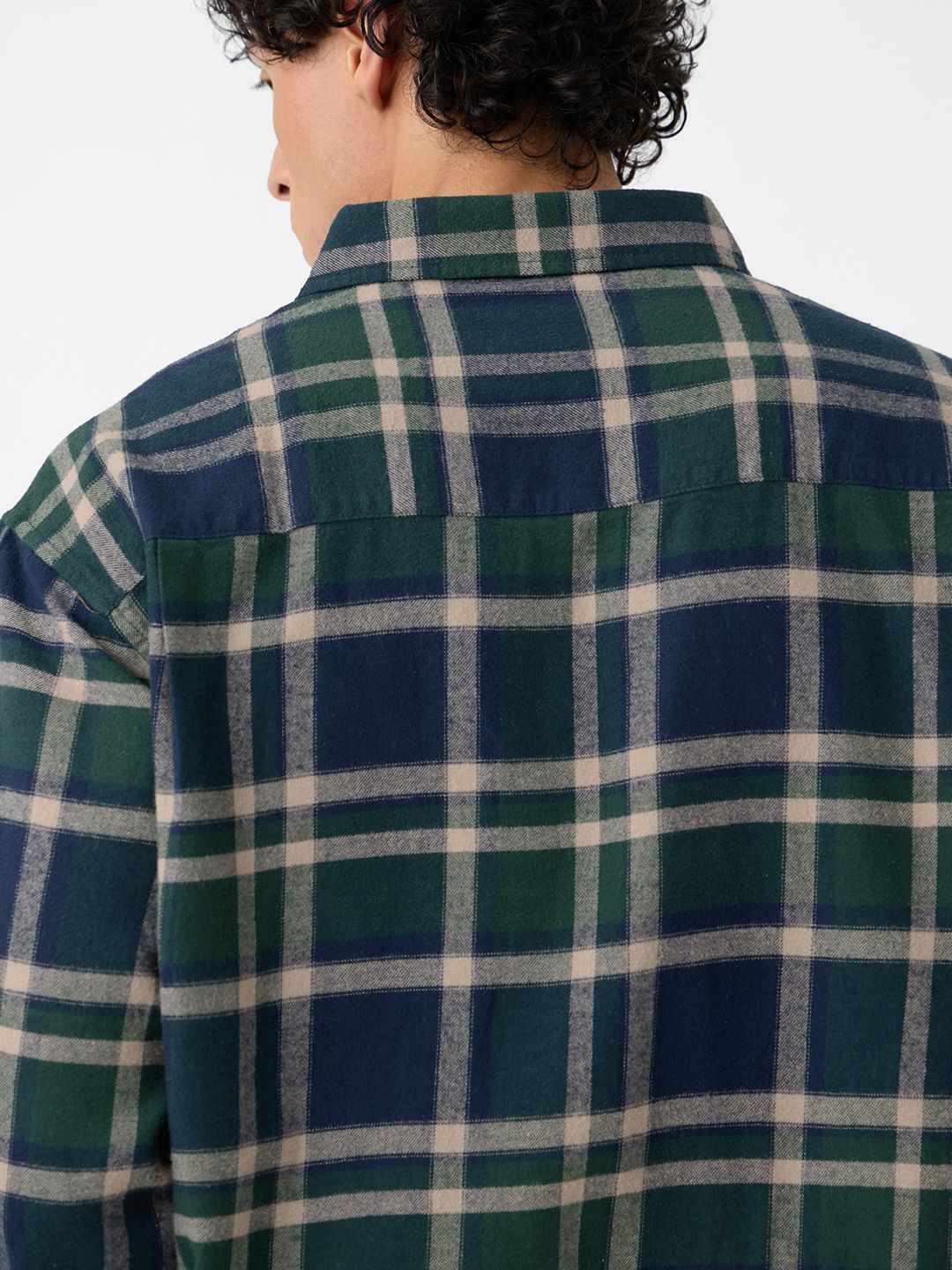 Plaid Shirt: Emerald Men Relaxed Shirts