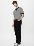 Jacquard Polo: Monochrome Oversized Polos