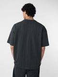 Textured T-shirt: Midnight Oversized T-Shirts
