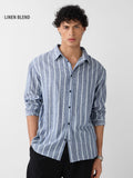 Cotton Linen Stripes: Nautical Cotton Linen Shirts