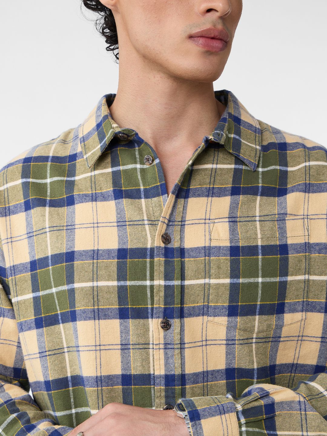 Plaid: Cedar Men Utility Shirts