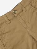 Solids: Dark Beige Boys Cargo Pants (2-8 Yrs)