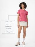 Vintage Solids: Fuchsia Pink Women Regular T-Shirts