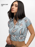 Looney Tunes: Bugs Women Cropped Polos