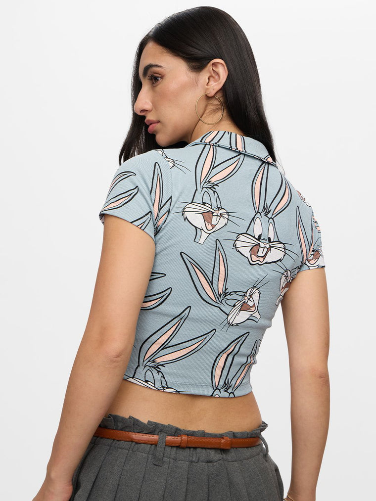 Looney Tunes: Bugs Women Cropped Polos