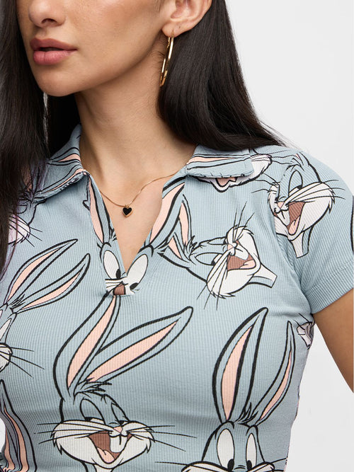 Looney Tunes: Bugs Women Cropped Polos