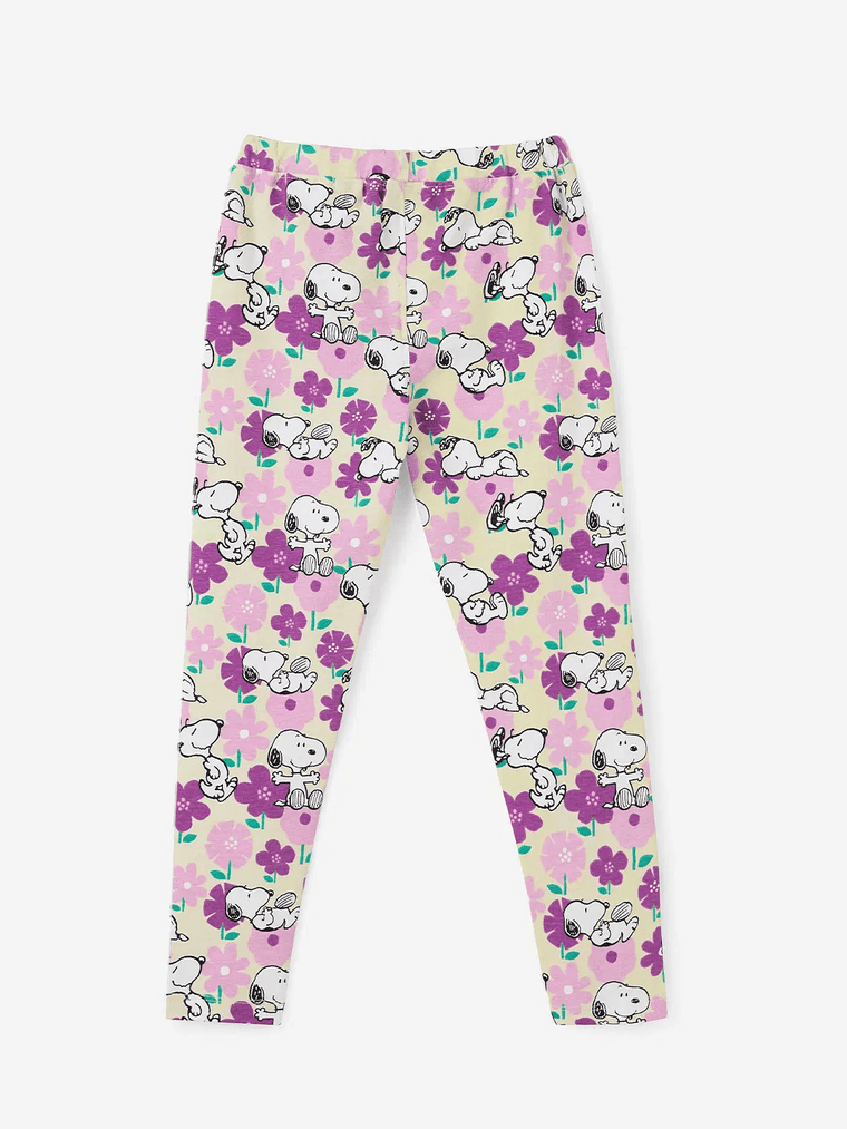 Peanuts: Snoopster Girls Cotton Leggings (2-8 Yrs)