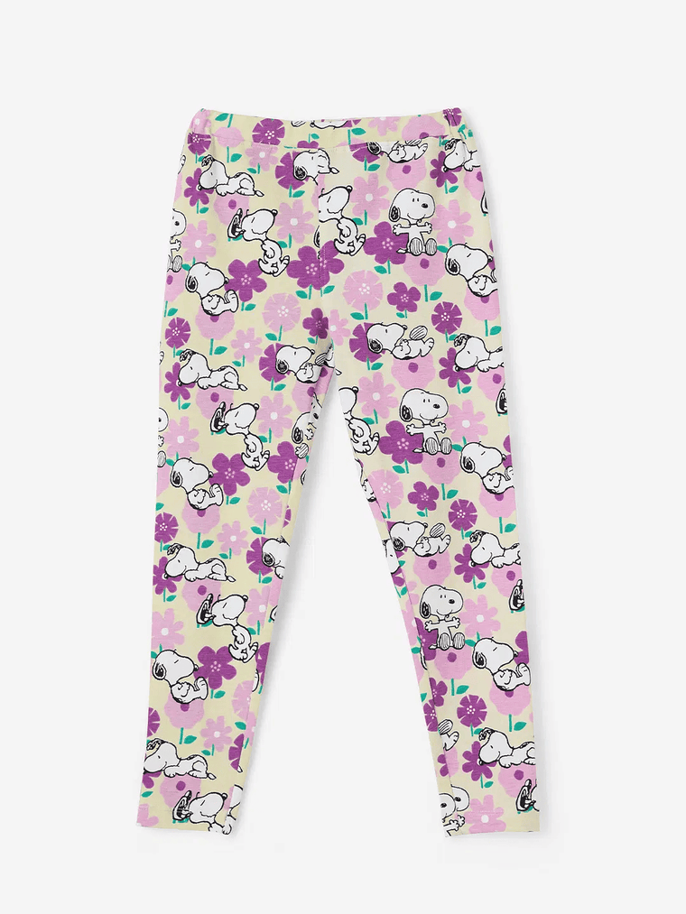 Peanuts: Snoopster Girls Cotton Leggings (2-8 Yrs)
