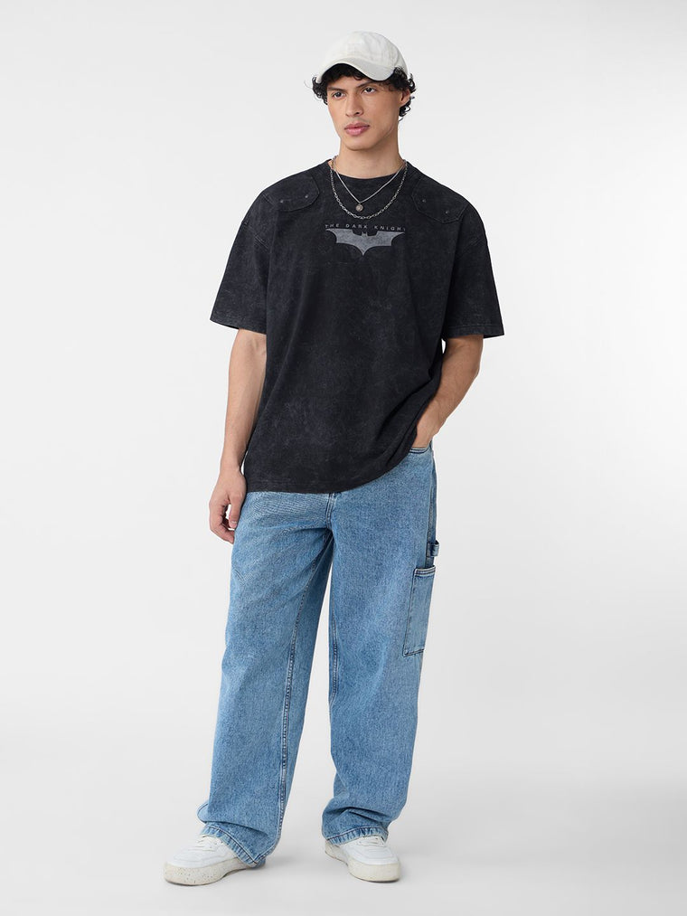 Batman: Dark Knight Logo Oversized T-Shirts