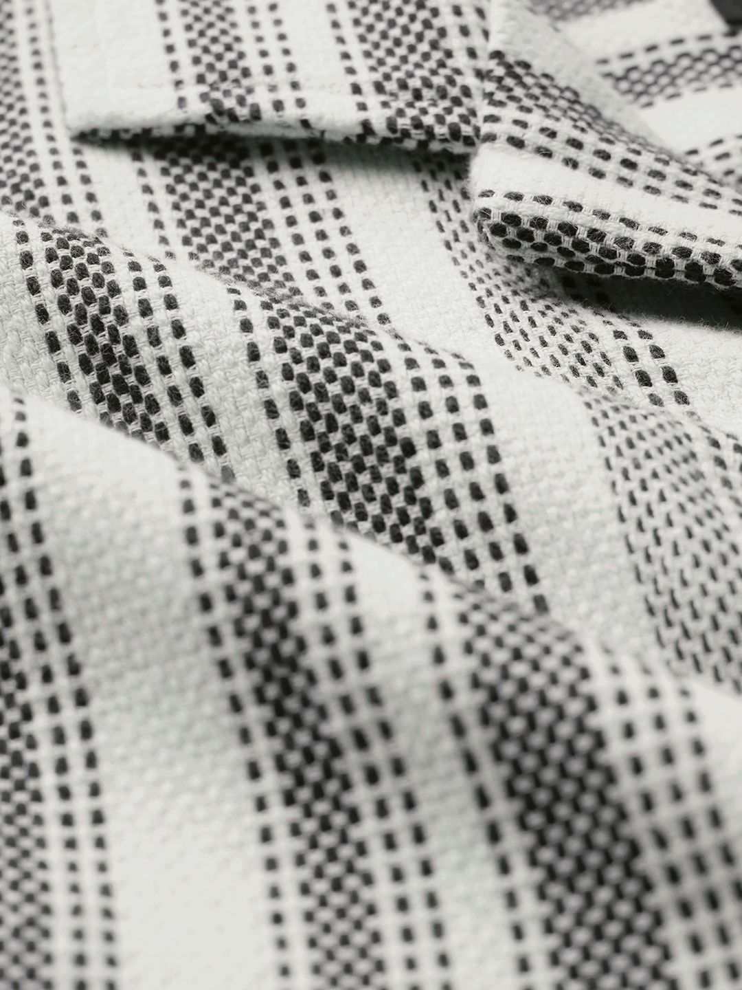 TSS Originals: Monochrome Stripes Men Textured Shirts