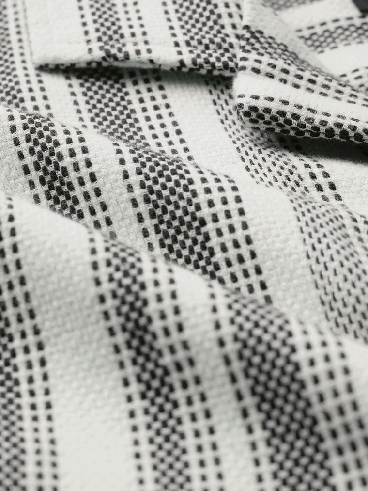 TSS Originals: Monochrome Stripes Men Textured Shirts
