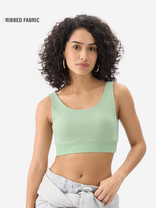Jade Green Bralette Top Women Bralette