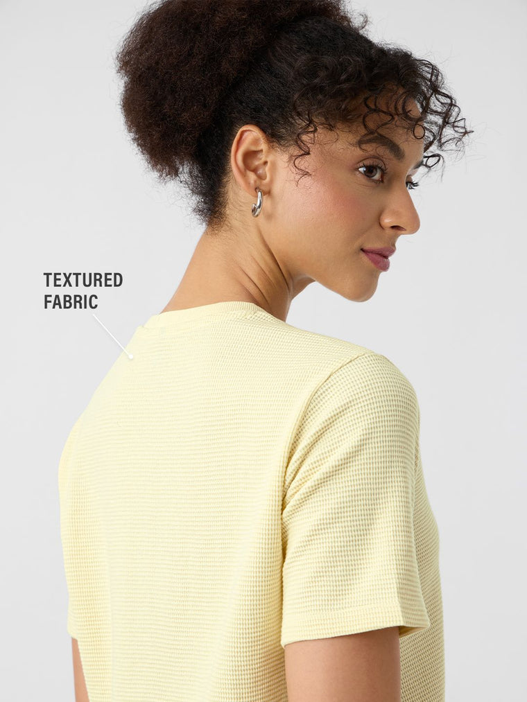 Textured T-Shirt: On My Way To Overthink Women Relaxed T-Shirts
