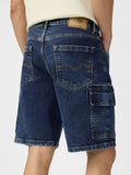 Denim: Ocean Blue Men Denim Shorts