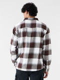 Plaid Shirt: Rust Men Utility Shirts