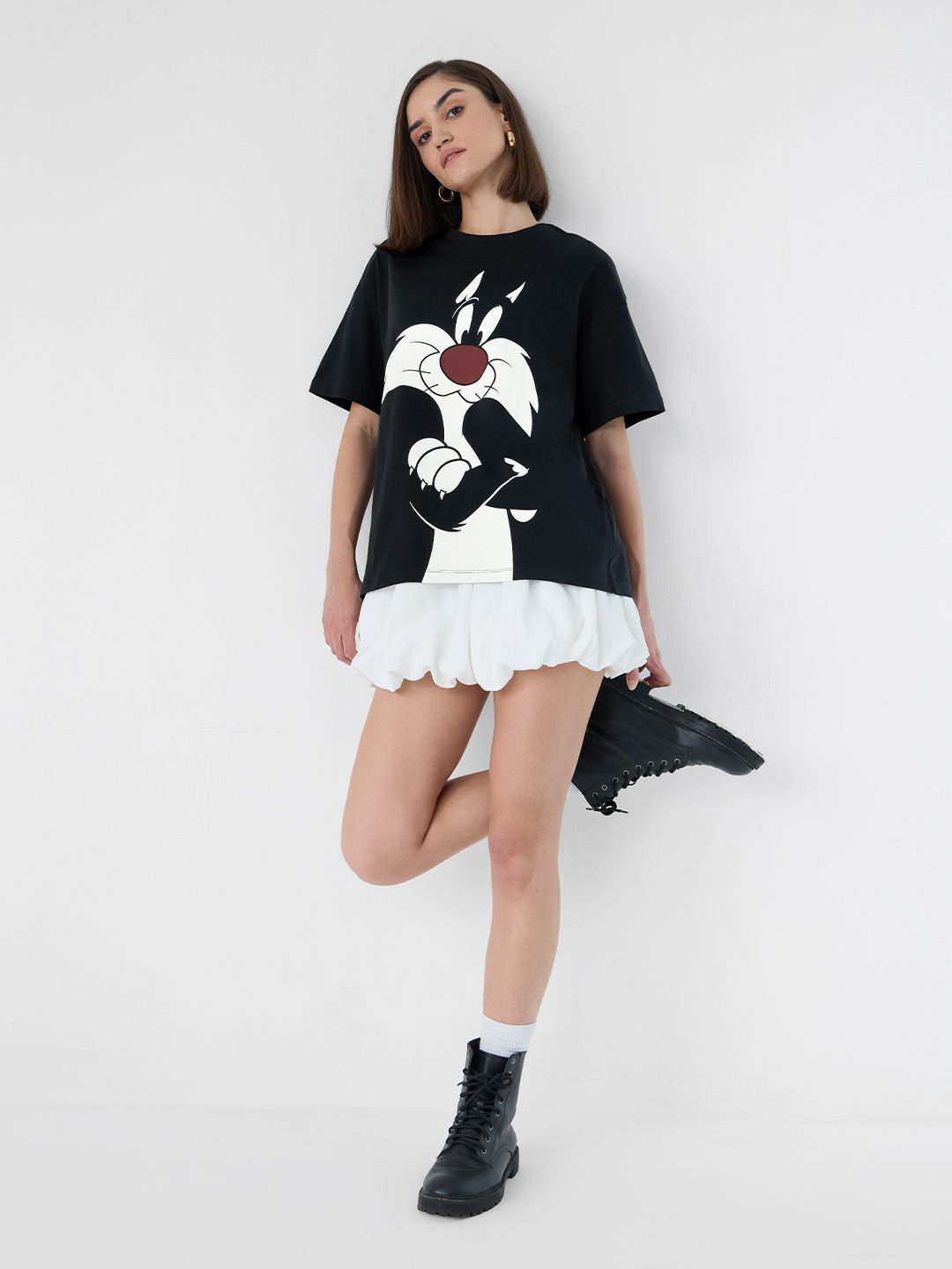Sylvester: Pussycat Women Oversized T-Shirts