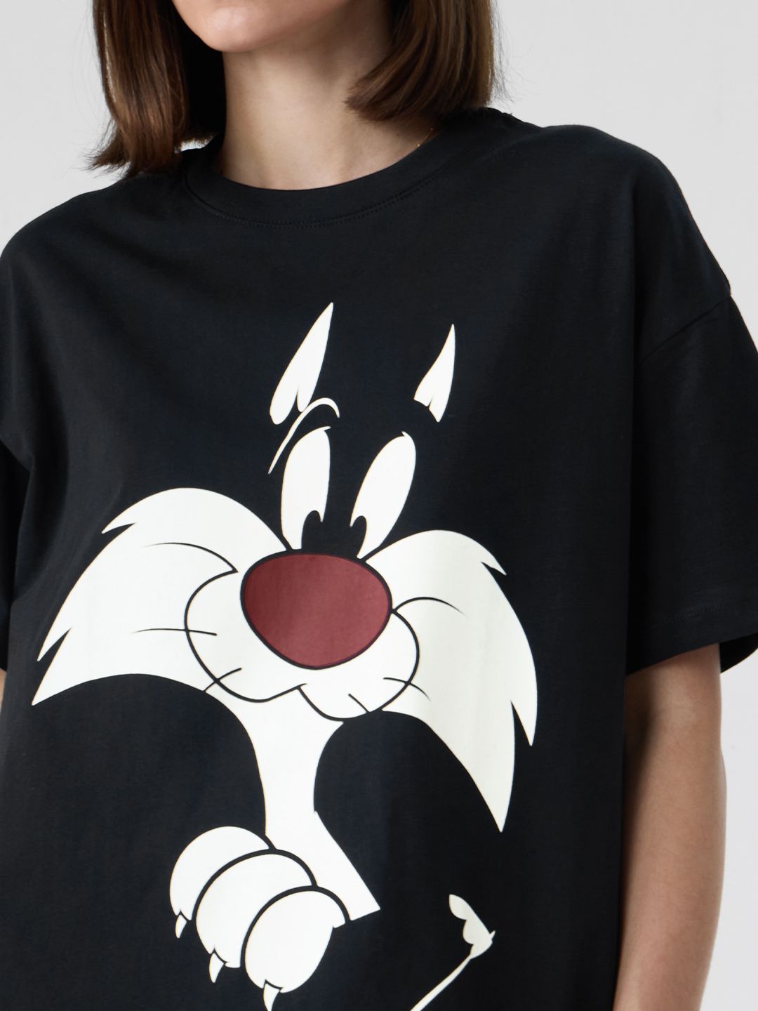 Sylvester: Pussycat Women Oversized T-Shirts