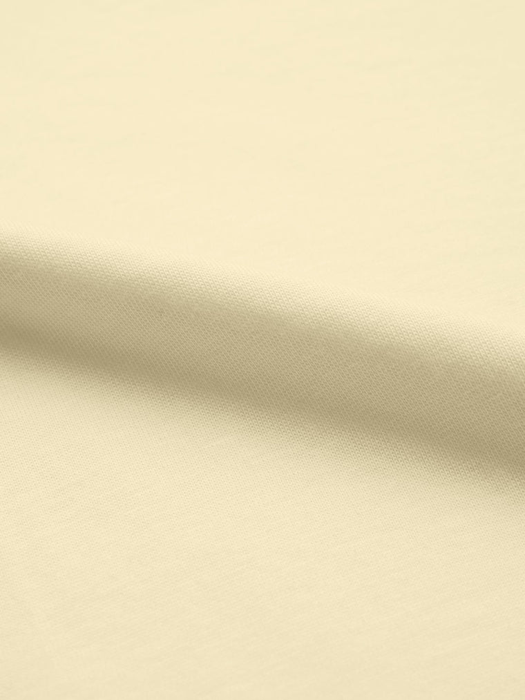 Street Solids: Classic Cream Women Oversized T-Shirts