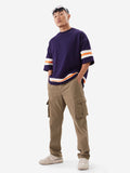 Solids: Deep Tan Men Cargo Pants