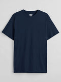Solids: Navy Blue T-Shirts