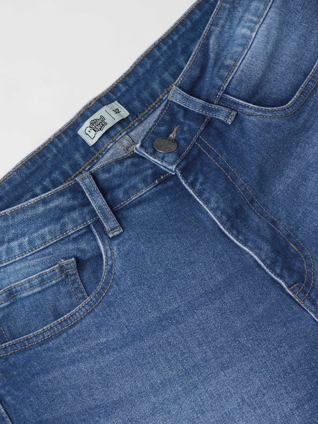 Denim Shorts: Midnight Blue Men Denim Shorts