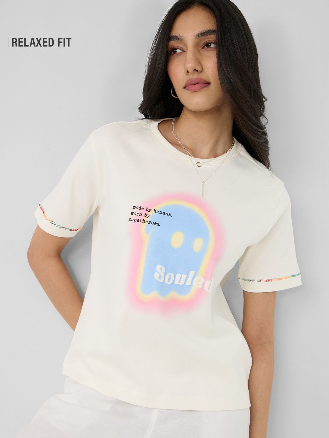 Souled Originals: Aura Women Relaxed T-Shirts