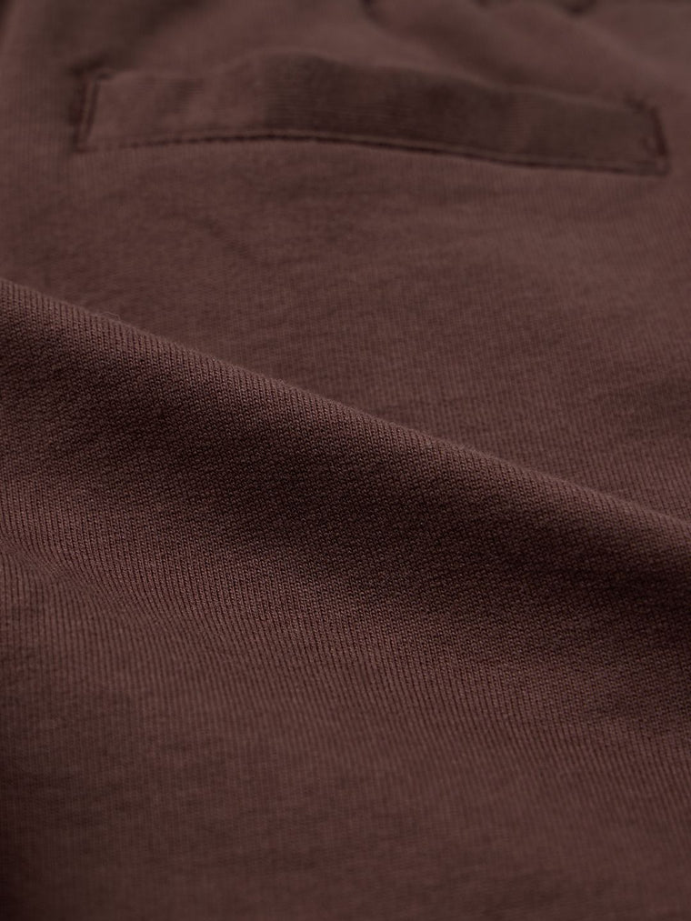 Solids: Choco Brown Boys Cargo Joggers (2-8 Yrs)