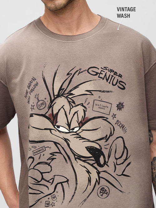Looney Tunes: Super Genius Oversized T-Shirts