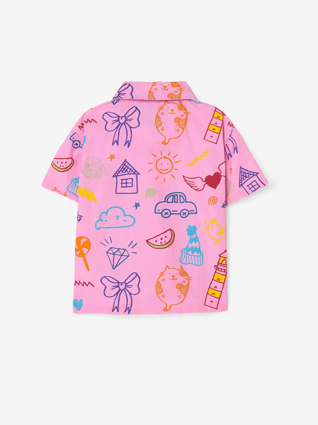 TSS Originals: Giggle Pop Girls Cotton Crop Tops (2-8 Yrs)