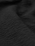 Textured Crop Top: Black Women Knit Tops