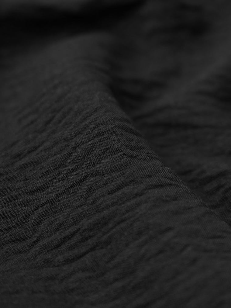 Textured Crop Top: Black Women Knit Tops